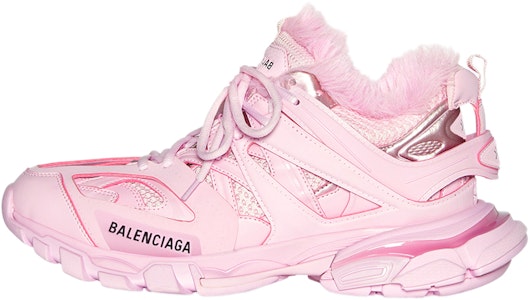 (W) バレンシアガ Track トレーナー フェイクファー ピンク 668555W3CQ15000 Buy (W) バレンシアガ Track トレーナー フェイクファー ピンク 668555W3CQ15000