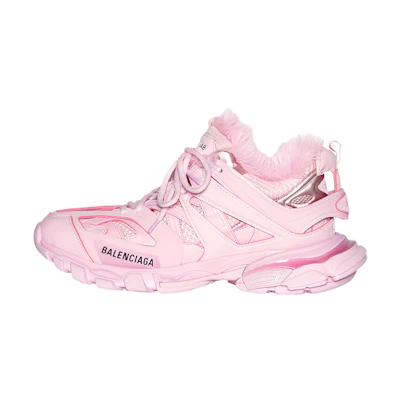 (W) Balenciaga Track Trainer 'Fake Fur - Pink'