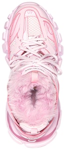 (W) バレンシアガ Track トレーナー フェイクファー ピンク 668555W3CQ15000 Shop (W) バレンシアガ Track トレーナー フェイクファー ピンク 668555W3CQ15000