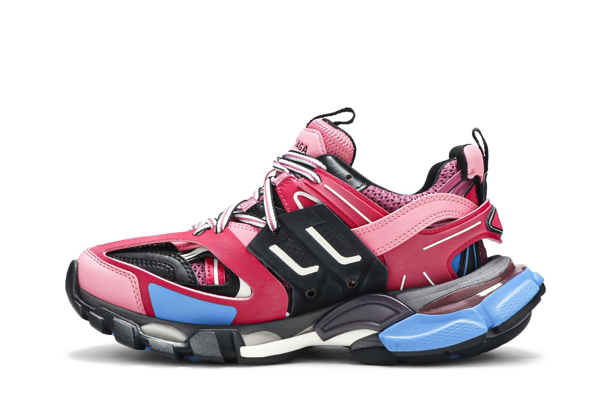 Lookbook (W) Balenciaga Track Trainer 'Pink Blue' Sepatu Sneakers 542436 W1GB8 5482