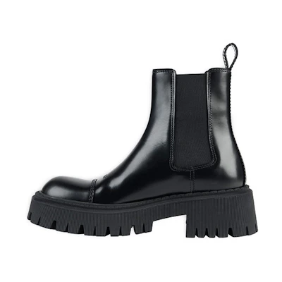 (W) Balenciaga Tractor 20mm Boot 'Black'