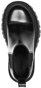 巴黎世家拖拉機黑色柔軟小牛皮靴 女款 黑色 Lookbook 巴黎世家拖拉機黑色柔軟小牛皮靴 女款 黑色