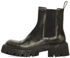 (Women) Balenciaga Tractor 20mm Chelsea Boot 'Distressed Black Leather' 671003WBCP11000 (Women) Balenciaga Tractor 20mm Chelsea Boot 'Distressed Black Leather' 671003WBCP11000