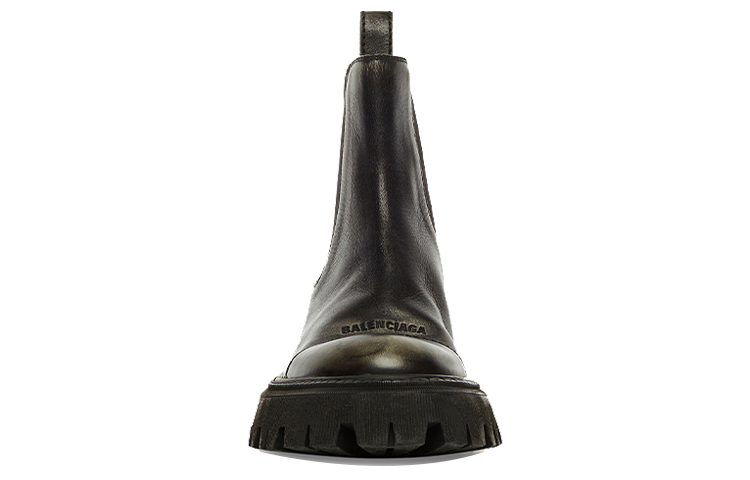 Order (W) Balenciaga Tractor 20mm Chelsea Boot 'Kulit Hitam Usang' 671003WBCP11000