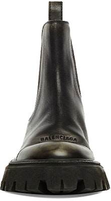 (W) Balenciaga Tractor 20mm Chelsea Boot 'Kulit Hitam Usang' 671003WBCP11000 Order (W) Balenciaga Tractor 20mm Chelsea Boot 'Kulit Hitam Usang' 671003WBCP11000