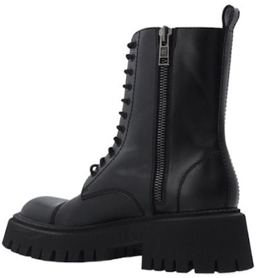 (W) Balenciaga Kasut But Traktor 'Hitam' 617420WA8E91000 Lookbook (W) Balenciaga Kasut But Traktor 'Hitam' 617420WA8E91000