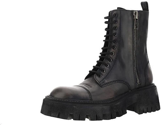 (W) Balenciaga Bootie Traktor 'Kulit Hitam' 670998WBCP11000 Lookbook (W) Balenciaga Bootie Traktor 'Kulit Hitam' 670998WBCP11000