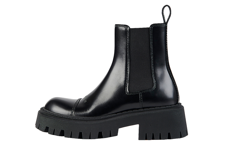(Women) Balenciaga Tractor Booties 'High Top Black Martin' BALF-WZ229
