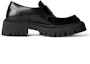Order (W) Kasut Loafer Balenciaga Tractor 'Kulit Lembu Hitam Licin' 760439WA8E91000