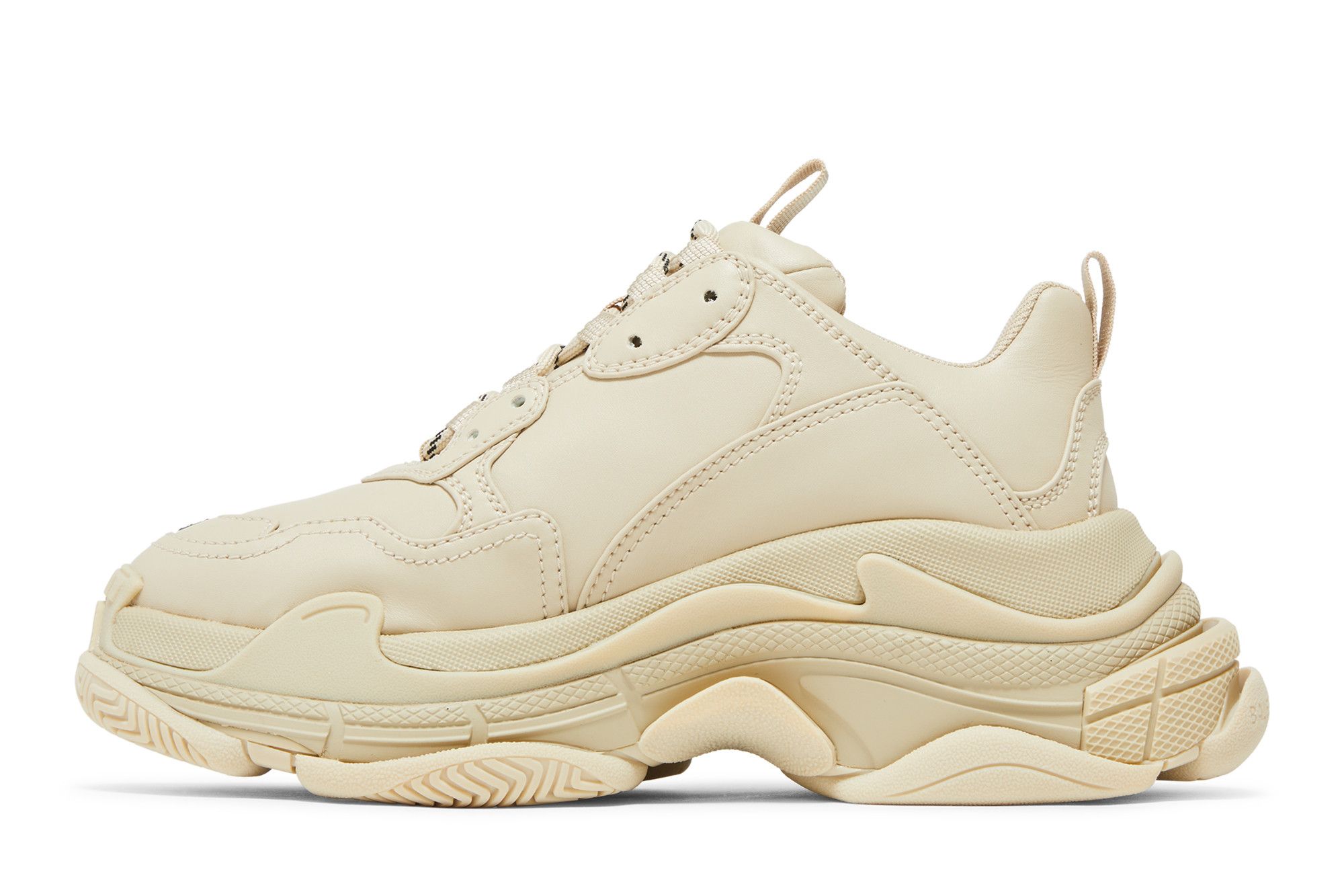 Lookbook (W) Balenciaga Triple S 'Beige' Sepatu 524039-W2FA5-9700