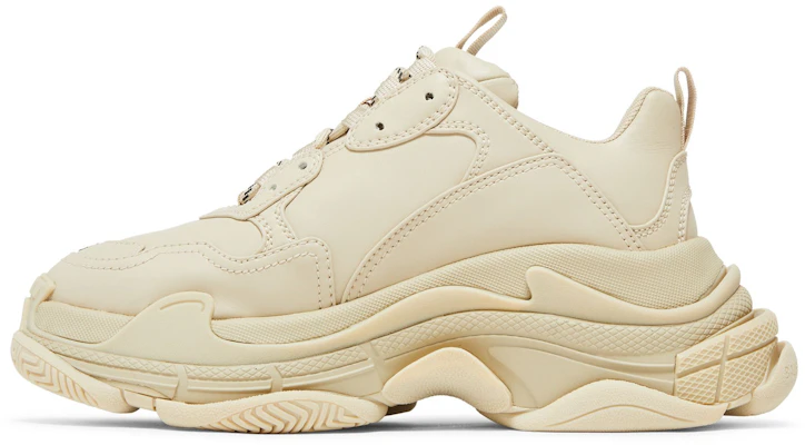 (W) Balenciaga Triple S 'Beige' Sepatu 524039-W2FA5-9700 Lookbook (W) Balenciaga Triple S 'Beige' Sepatu 524039-W2FA5-9700