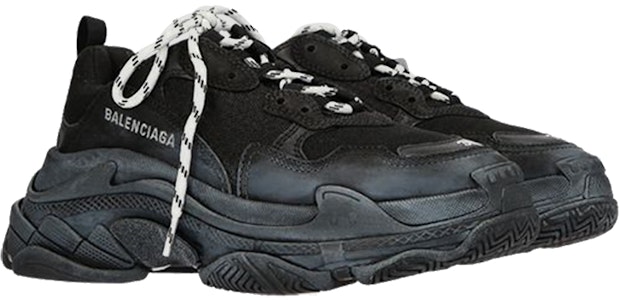 (女性)Balenciaga Triple S 'Black' 531388-W09OM-1000 Lookbook (女性)Balenciaga Triple S 'Black' 531388-W09OM-1000