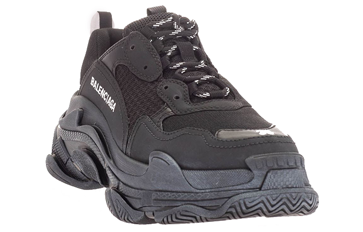 Shop (W) 발렌시아가 트리플 S 블랙 (Balenciaga Triple S Black) 531388-W09OM-1000