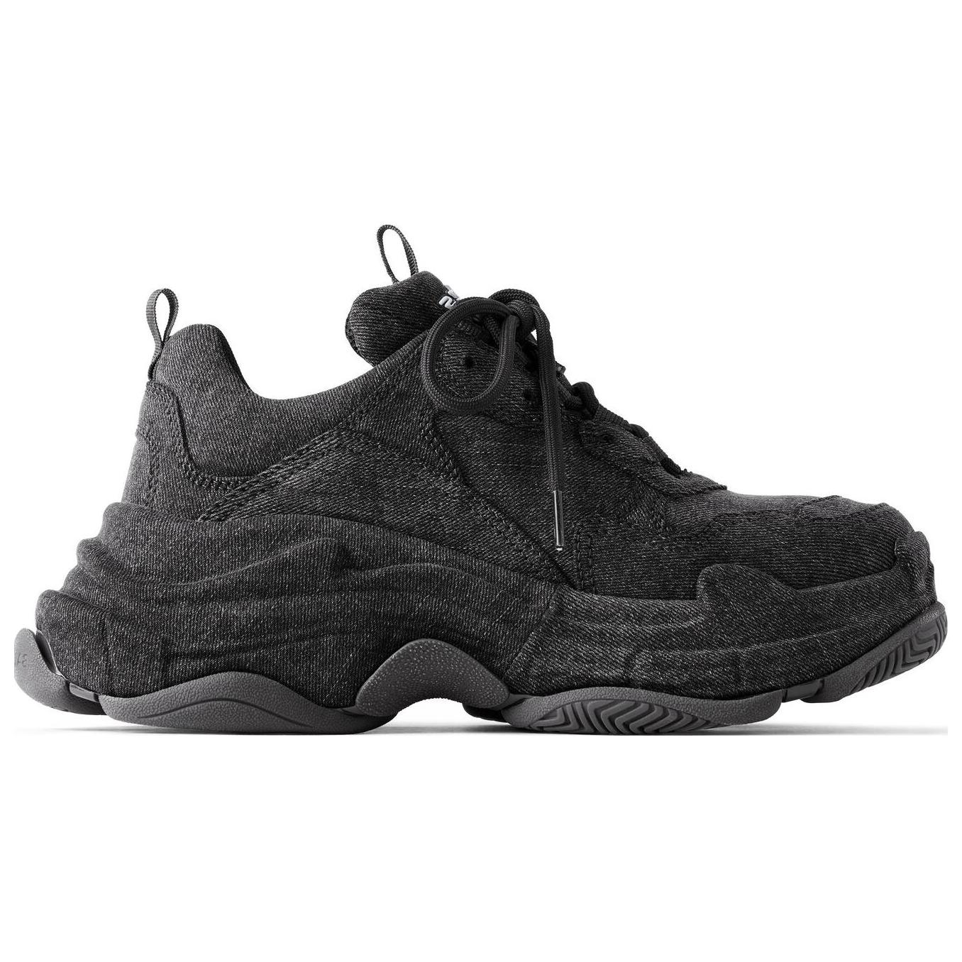Order (W) Balenciaga Triple S ''Chaussure Basse Noire Style Dad'' 524039W2DEN1000