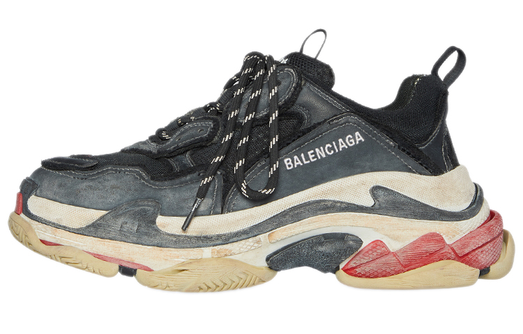 (Women) Balenciaga Triple S Sneaker 'DIY - Black Red' 524037W3CS11061