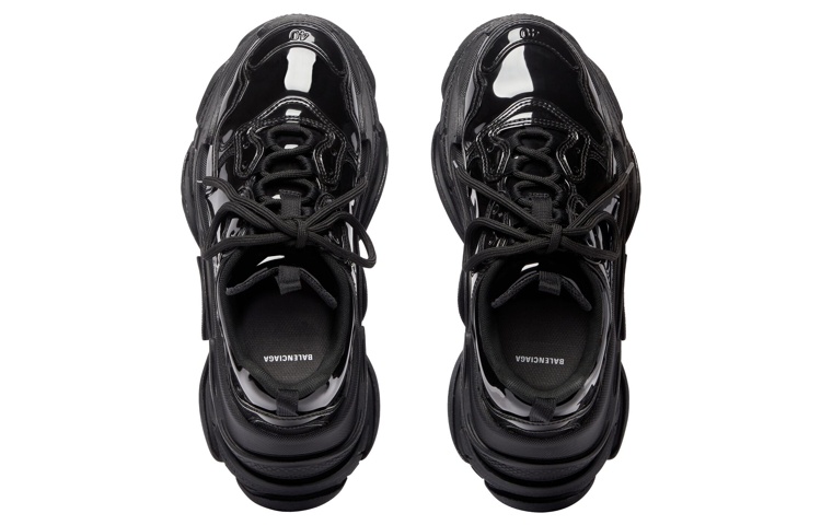 Purchase (W) Balenciaga Triple S ''Zwart Veterschoenen Lage Sneakers'' 734953W2PAA1000