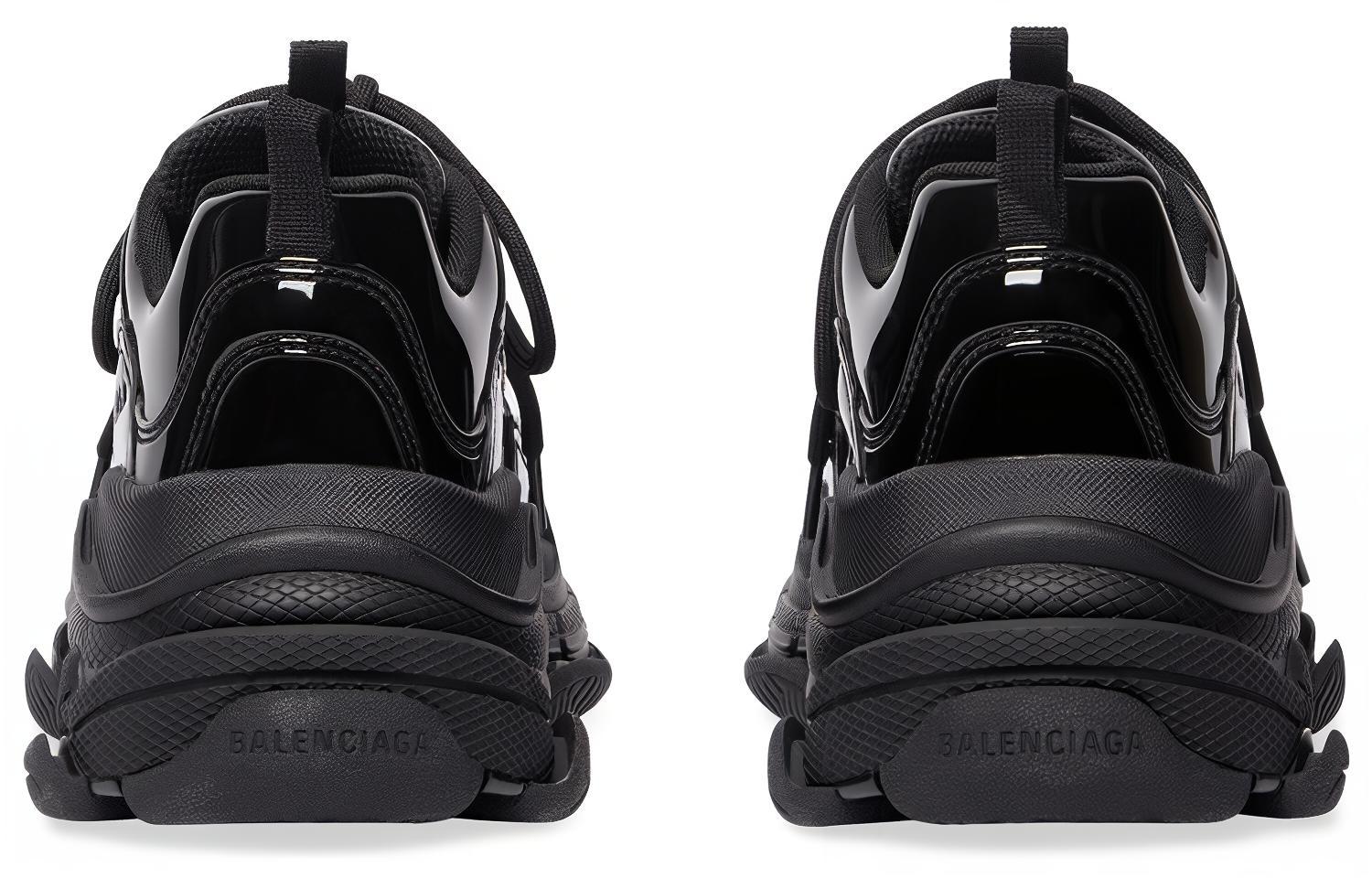 Details for (W) Balenciaga Triple S ''Zwart Veterschoenen Lage Sneakers'' 734953W2PAA1000