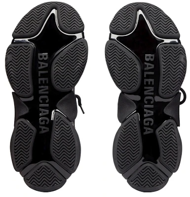 (W) Balenciaga Triple S ''Zwart Veterschoenen Lage Sneakers'' 734953W2PAA1000 Sizing (W) Balenciaga Triple S ''Zwart Veterschoenen Lage Sneakers'' 734953W2PAA1000