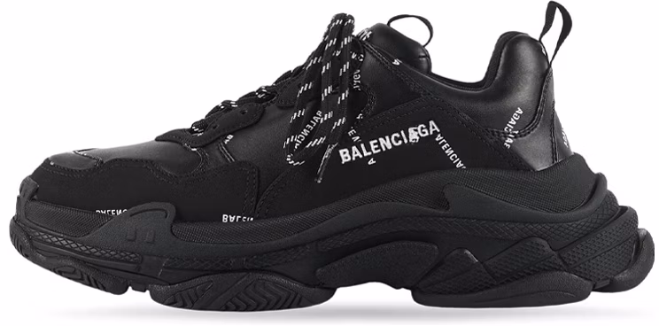 balenciaga-triple-s-black-logo-wmns