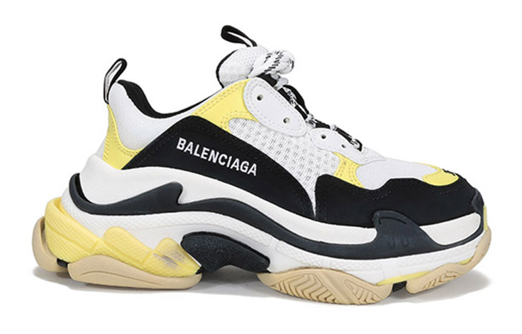 (W) Balenciaga Triple S 'Black Yellow' 圖 2
