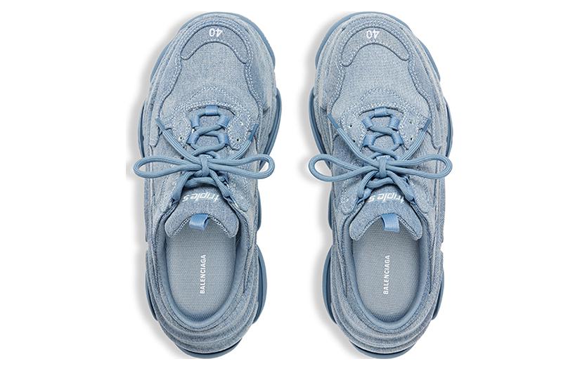 Purchase (W) Balenciaga Triple S Mules 'Azul' 755686W2DEN4000