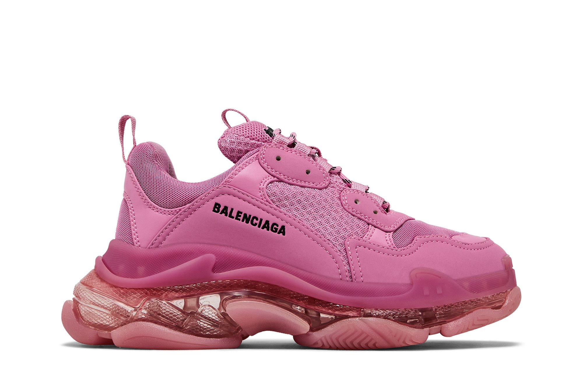 (Women) Balenciaga Triple S 'Clear Sole - Pink'  544351W2GA15760
