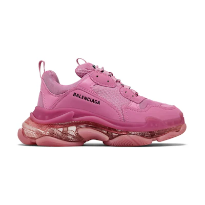(W) Balenciaga Triple S 'Clear Sole - Pink'