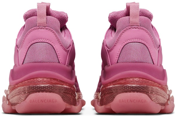 (W) 巴黎世家Triple S '透明鞋底-粉色'鞋款 544351W2GA15760 Details for (W) 巴黎世家Triple S '透明鞋底-粉色'鞋款 544351W2GA15760