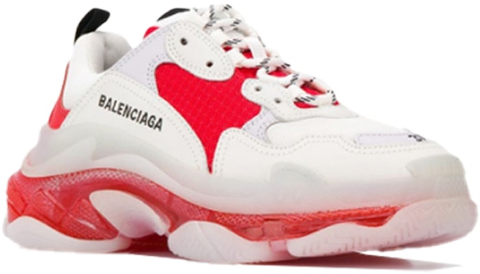 (W) バレンシアガ トリプルS クリアソール 赤 544351 W09OH 6506 Lookbook (W) バレンシアガ トリプルS クリアソール 赤 544351 W09OH 6506