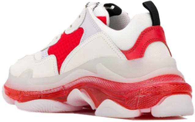 (W) バレンシアガ トリプルS クリアソール 赤 544351 W09OH 6506 Shop (W) バレンシアガ トリプルS クリアソール 赤 544351 W09OH 6506