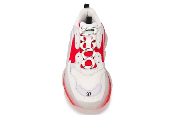 (W) バレンシアガ トリプルS クリアソール 赤 544351 W09OH 6506 Purchase (W) バレンシアガ トリプルS クリアソール 赤 544351 W09OH 6506