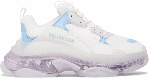 (W) 巴黎世家Triple S '透明鞋底-浅蓝紫' 544351W2GA39944 Buy (W) 巴黎世家Triple S '透明鞋底-浅蓝紫' 544351W2GA39944