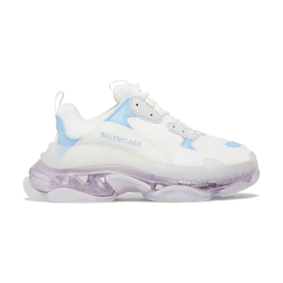 (W) Balenciaga Triple S 'Clear Sole - Light Blue Purple'