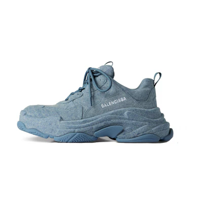 (W) Balenciaga Triple S Sneakers 'Blue Denim'