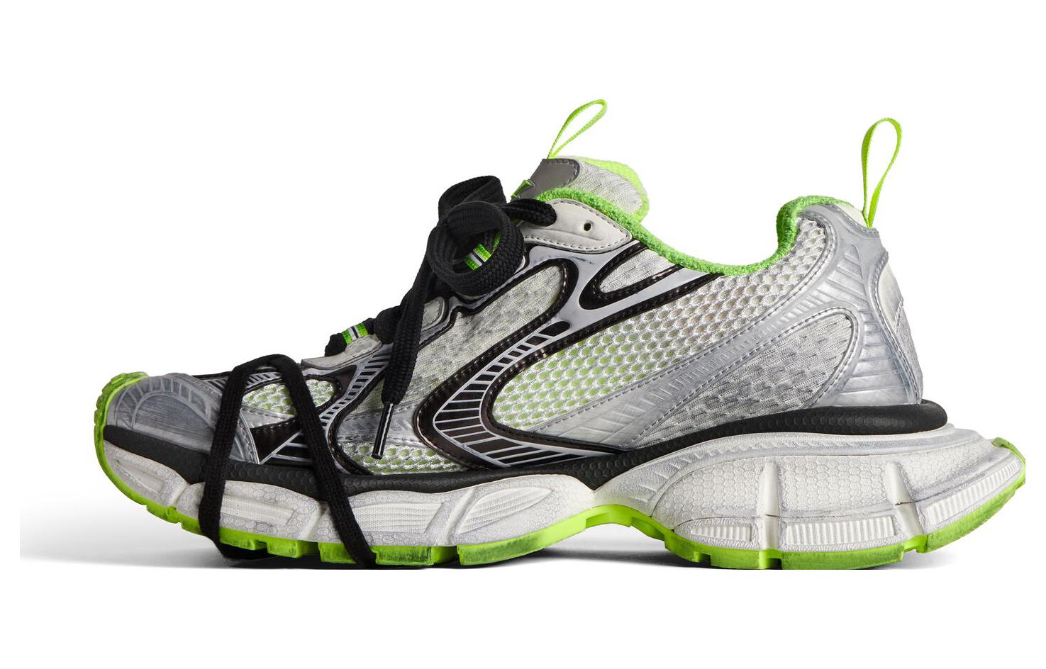 (Women) Balenciaga 3XL Black Lime 'Silver' 734731W3XL69031