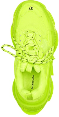(W) 巴黎世家 Triple S '荧光黄' 544351 W2FF1 7320 Purchase (W) 巴黎世家 Triple S '荧光黄' 544351 W2FF1 7320