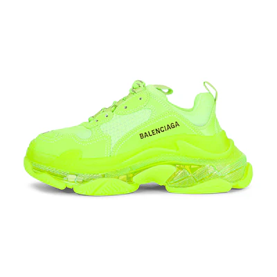 (W) Balenciaga Triple S 'Fluorescent Green'