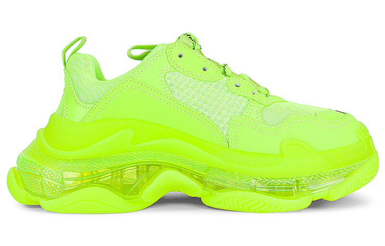 (W) Balenciaga Triple S 'Fluorescent Green' 圖 2