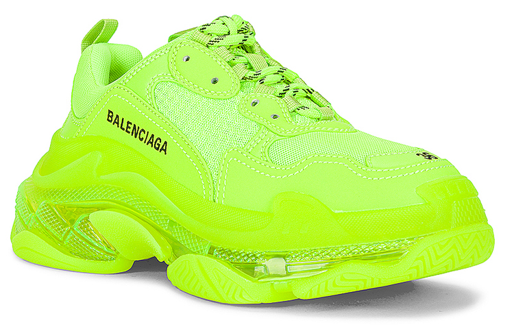 (W) Balenciaga Triple S 'Fluorescent Green' 圖 3