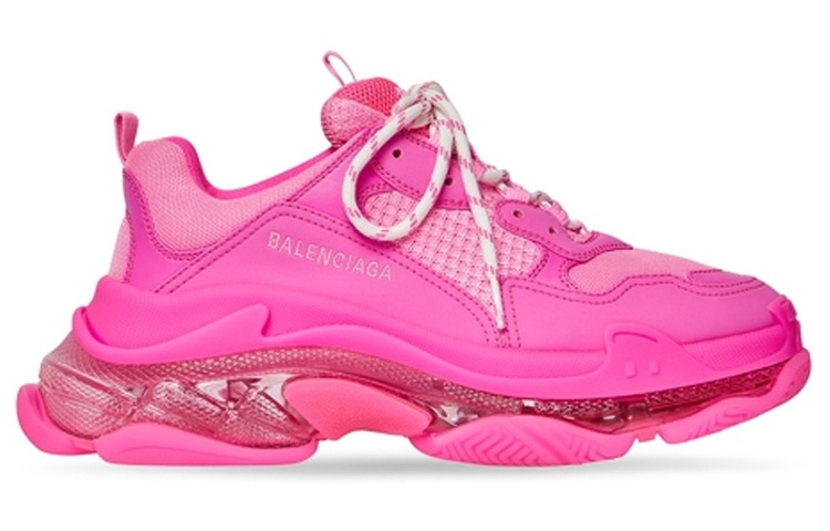 (W) Balenciaga Triple S 'Fluorescent Pink' 圖 2