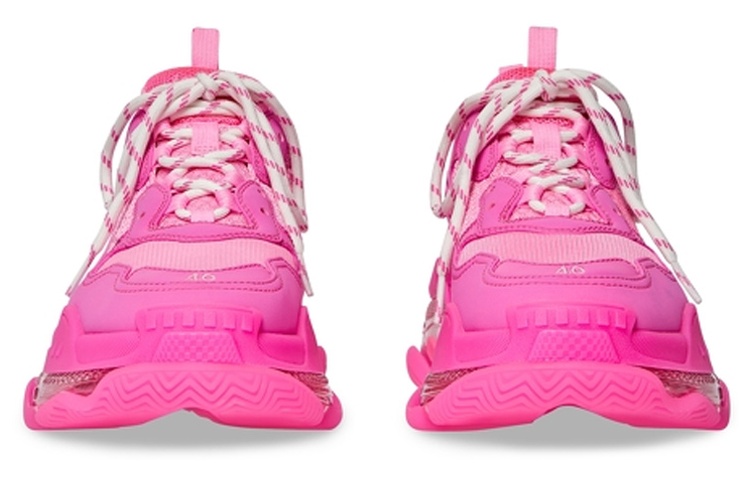 (W) Balenciaga Triple S 'Fluorescent Pink' 圖 5