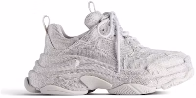 Order (Women) Balenciaga Triple S 'Light Grey Rhinestones' 524039W2TST1100