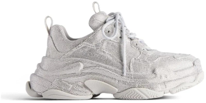 巴黎世家 Balenciaga Triple S 圓頭綁帶 低幫 休閒鞋 女款 淺灰色 Order 巴黎世家 Balenciaga Triple S 圓頭綁帶 低幫 休閒鞋 女款 淺灰色