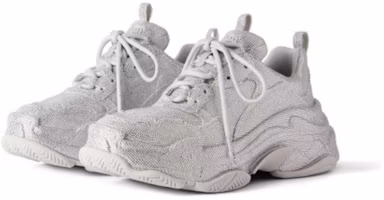 Lookbook (Women) Balenciaga Triple S 'Light Grey Rhinestones' 524039W2TST1100