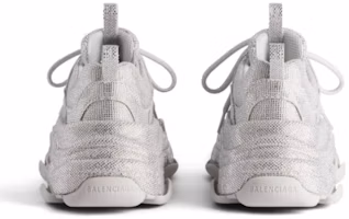 Purchase (Women) Balenciaga Triple S 'Light Grey Rhinestones' 524039W2TST1100
