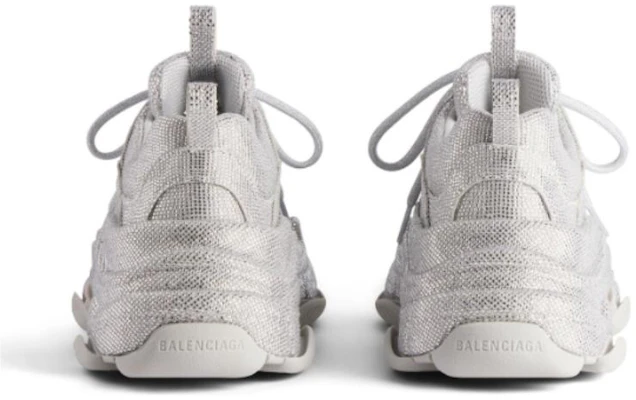巴黎世家 Balenciaga Triple S 圓頭綁帶 低幫 休閒鞋 女款 淺灰色 Purchase 巴黎世家 Balenciaga Triple S 圓頭綁帶 低幫 休閒鞋 女款 淺灰色