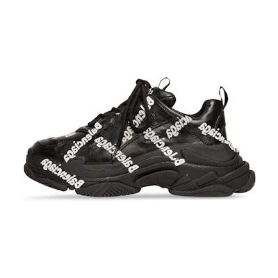 (W) Balenciaga Triple S 'Logotype - Black'