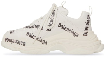 (Women) Balenciaga Triple S 'Logotype - White' 524039-W2FAB-9010 (Women) Balenciaga Triple S 'Logotype - White' 524039-W2FAB-9010