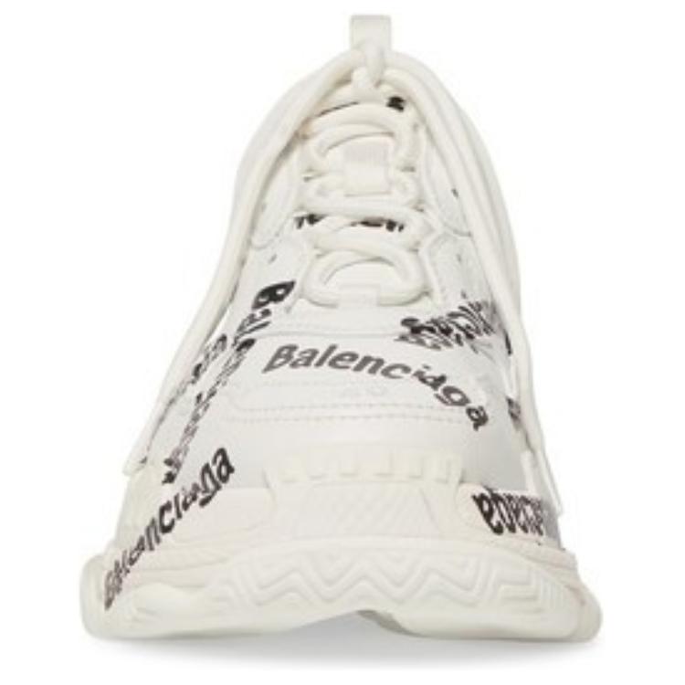 Shop (W) 巴黎世家 Triple S '字母标志 - 白色' 524039-W2FAB-9010