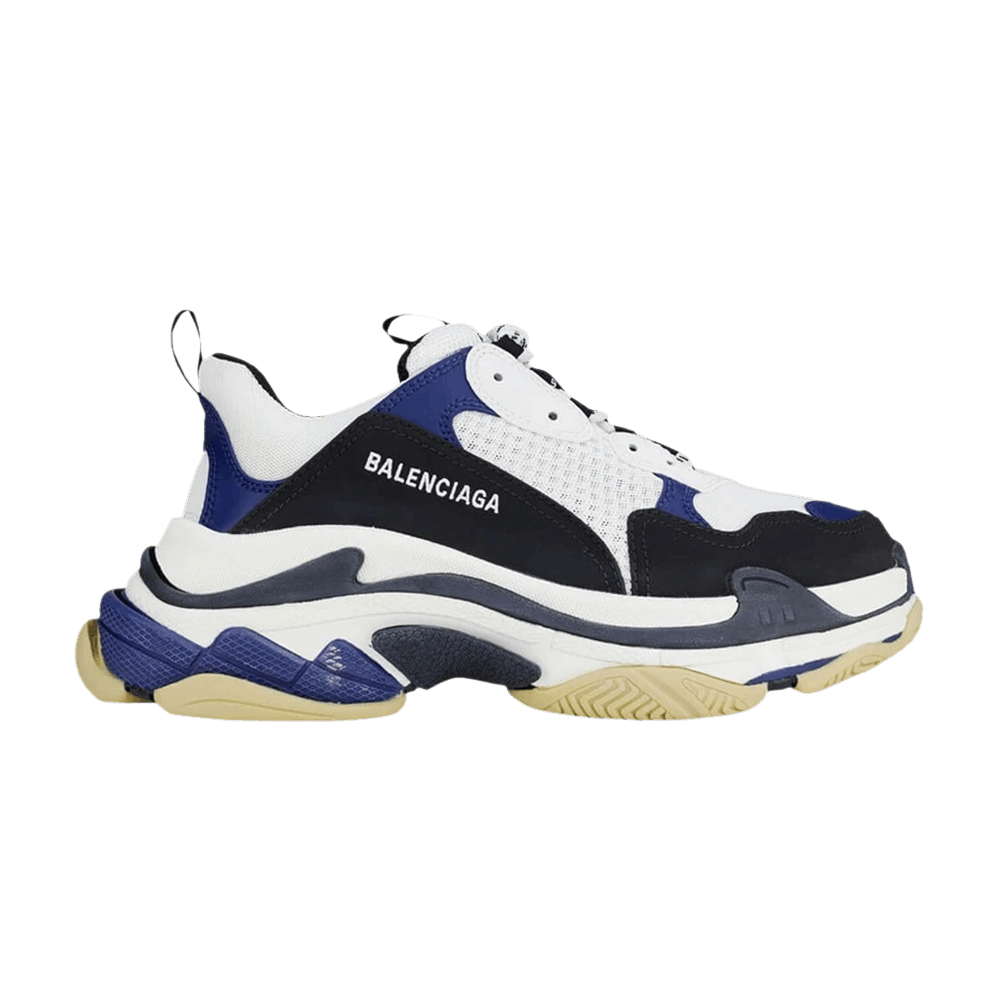 Buy (W) Balenciaga Triple S 'Azul Marino Negro' 524039-W09OM-9087